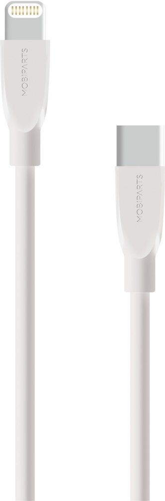 Mobiparts kabel | Lightning naar USB-C | 2A | 1 m | Wit - Matmuis - Matmuis